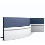 Orac Sockelleiste SX138F 200 x 1,5 x 13,8 cm weiß