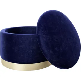 Phoenix Sitzhocker SUE Polyester 55 x 35 x 55 cm Blau