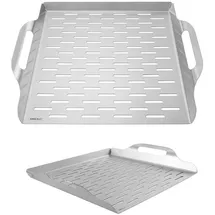 OEM Grillschale tief 37 x 31 cm Edelstahl