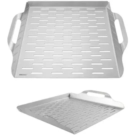 OEM Grillschale tief 37 x 31 cm Edelstahl