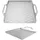 OEM Grillschale tief 37 x 31 cm Edelstahl