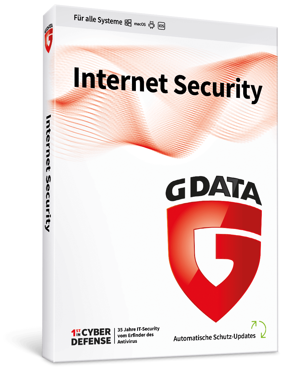 G Data Internet Security 2022 | Sofortdownload + Produktschlüssel | 3 Geräte ...