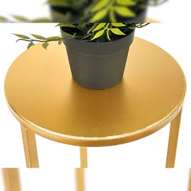 DanDiBo Ambiente Blumenhocker 2er Set Rund 96510 60 x 60 cm Gold
