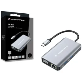 Conceptronic DONN21G 7-in-1 USB 3.2 Gen 1 Dockingstation
