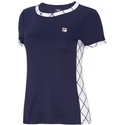 Fila Tennis-Shirt Yamila (angenehmes Tragegefühl) navyblau Damen