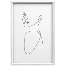 WALTHER+ DESIGN Silhouette Holzrahmen walther design weiß 20x30 cm 2er Set