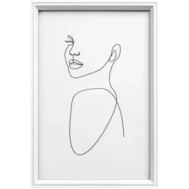 WALTHER+ DESIGN Silhouette Holzrahmen walther design weiß 20x30 cm 2er Set