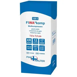 FINK & WALTER GMBH Mullkompresse 7.5x7.5cm 12-fach Röko FIWAkomp