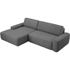 Home Affaire Eckcouch Cord 2-Sitzer Grau