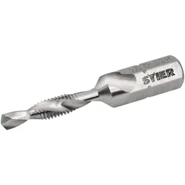 Stier Kombigewindebohrer Bit M4 DIN 3126 HSS-G 1/4"-Sechskant