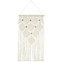 vidaXL Makramee Wandbehang 40x80 cm Baumwolle