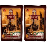INDIA GATE Classic Basmati Rice (aus Indien, feines Langkorn) aromatisch, Vorratspackung - 2er Pack (1 x 1 kg)