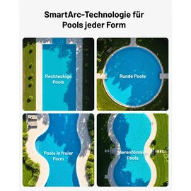 Mammotion Spino E1 Poolroboter Akku Boden Wand