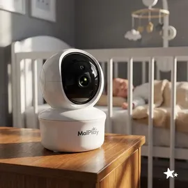 MalPlay Babyphone mit Kamera 5 Zoll