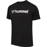 Hummel Herren Hmlmover Cotton S/S T-Shirt, Schwarz, XL