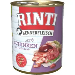 Hunde - Nassfutter RINTI Adult Kennerfleisch mit Schinken, 800 g