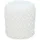 Möbel Boss Hocker Wolle 40 x 45 x 40 cm Weiß