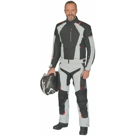 Germot Motorradhose Herren, Sommer X-Air Evo Pro kurz hellgrau/schwarz - KL