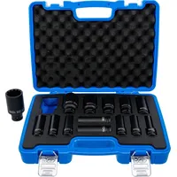 BGS Kraft-Steckschlüssel-Einsatz-Satz Gear Lock 12,5 mm (1/2 Zoll) SW 10 - 32 mm 14-tlg.