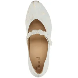 THINK! Aida Riemchen Pumps weiß Gold für Damen, weiß, Größe 39 EU