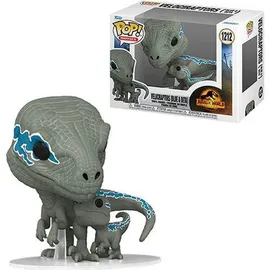 Funko Jurassic World Dominion Velociraptor Blue & Beta 9 cm Sammelfigur