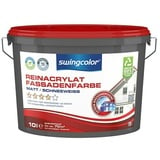 swingcolor Reinacrylat-Fassadenfarbe 6227.D010.0 (Schneeweiß, 10 l, Matt)