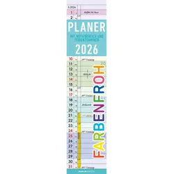 Planer Farbenfroh - Kalender 2026