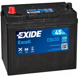 Exide EB455 Excell 12V 45Ah 300A Autobatterie