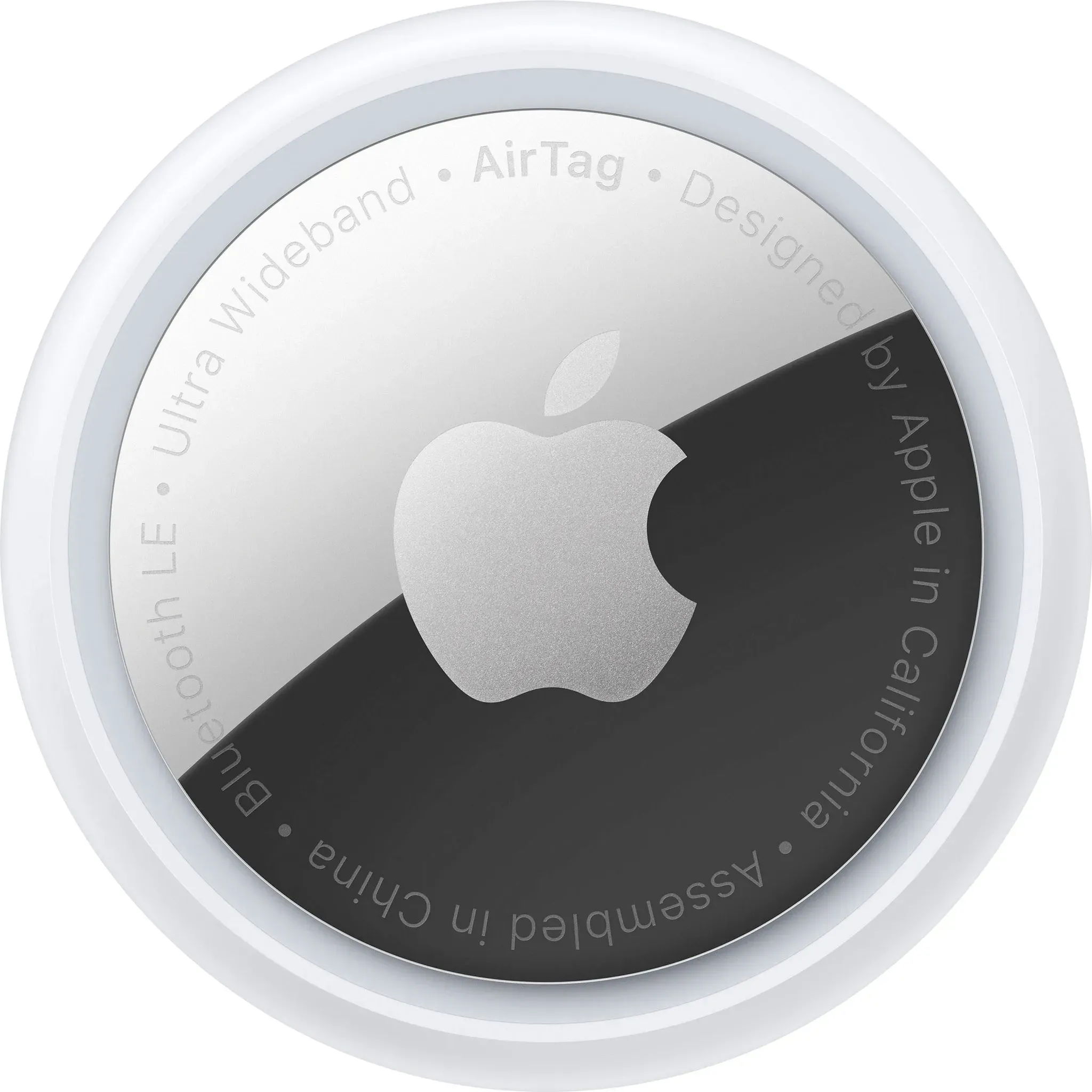 Apple Bluetooth-Tracker »AirTag 1 Pack«, (1 St.), Bluetooth-Tracker Apple weiß/silberfarben