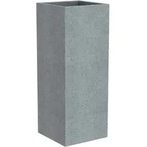 Scheurich Pflanzgefäß C-Cube 26 x 26 x 70 cm stony grey
