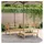 vidaXL Garten-Lounge-Set aus Paletten 2-tlg. braun