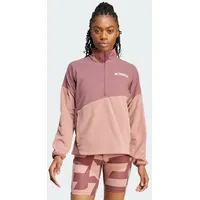 Adidas Terrex Damen Multi Fleece Anorak (Größe S, rot)