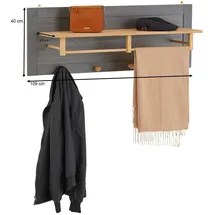 Idimex Wandgarderobe Bolton Kiefer