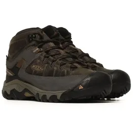 Keen Targhee Iii Mid Waterproof Wanderstiefel, Schwarzes Olive Goldbraun, 43 EU Weit