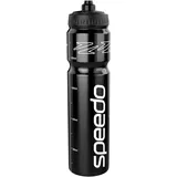 Speedo Unisex 1-Liter-Wasserflasche | Ergonomisches Design Brav Black/White One Size