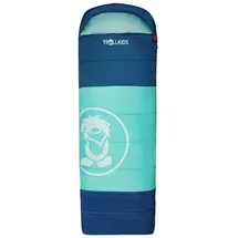 TROLLKIDS Kinder Schlafsack Sun Dreamer Mitternachtsblau/Minze, mitternachtsviolett|aquamaringrün 140-185 cm