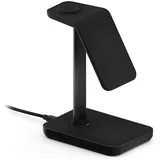 Twelve South HiRise Magn. 3-in-1 Wireless Charging Stand Black