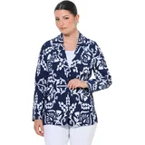Ulla Popken Blazer marine | weiß 46