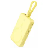 Baseus Powerbank Mini 10000mAh 20W MagSafe (yellow) 10000 mAh, 20 W Powerbank Gelb