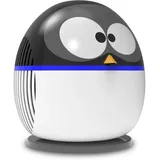 Aqualux Pool-Wärmepumpe Wärmepumpe Pinguin mit 3 kW Heizleistung und Bluet (Komplett-Set), App Steuerung weiß