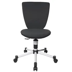 Topstar Kinderdrehstuhl Titan® Junior 3D, 71407 BI0 Stoff schwarz, Gestell silber