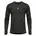 Herren Road Seamless LS Top schwarz