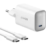 Anker Nano Ladegerät, 100W MacBook Ladegerät, Netzteil für MacBook, iPad, iPhone 16, Galaxy, und alle USB-C Geräte, 1,8m USB-C Kabel inklusive