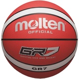 Molten Basketball, Rot/Weiß, 7