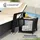 CASARIA Casaria® Polyrattan Beistelltisch mit WPC Tischplatte 45x45x40cm 80kg Belastbarkeit Wetterfest Outdoor Garten Terrasse Balkon Tisch Gartenmöbel Schwarz