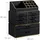 Relaxdays Make-Up-Organizer schwarz/gold,
