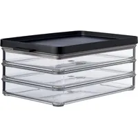 Mepal Kühlschrankdose Omnia Aufschnittdose 3-lagig - Nordic Black /