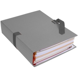 EXACOMPTA 10er-Pack Dokumentenmappe »Papier toillé« grau, 24x32 cm