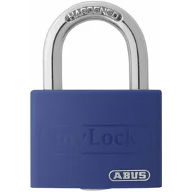 ABUS Vorhängeschloss 43mm Blau Schlüsselschloss