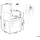 Beliani Gartenstuhl 8er Set 52 x 91 x 62 cm grau